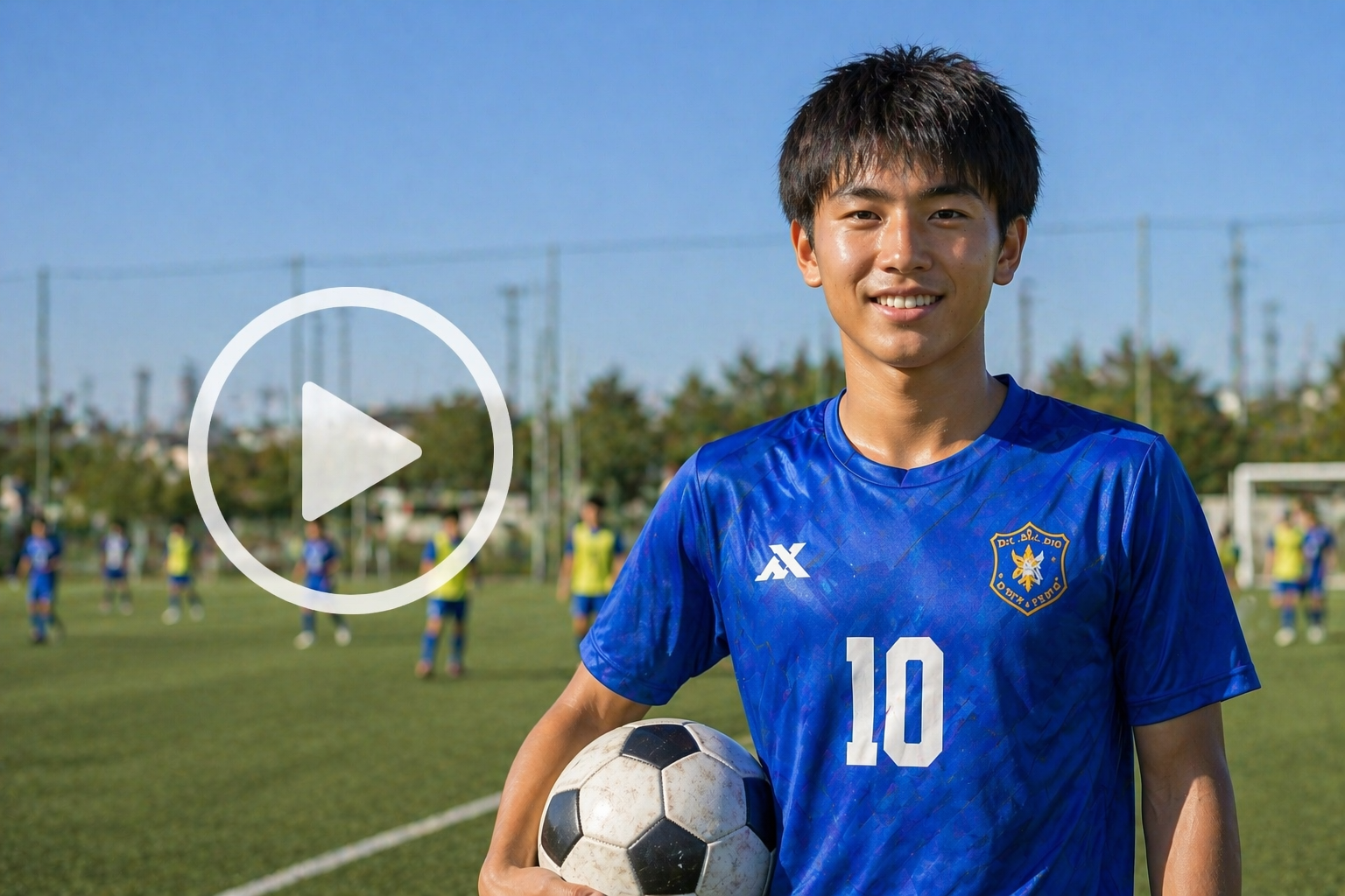 1年生FW山田颯選手