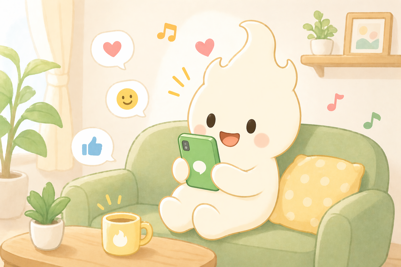 マネジメントアプリイラスト